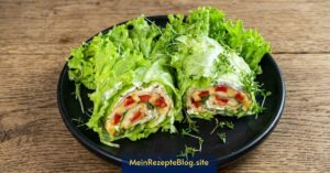 Salat-Ei-Paprika-Wrap (Low Carb & Glutenfrei)