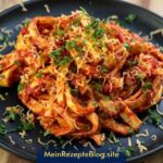 Low-Carb Nudeln mit Tomatensauce